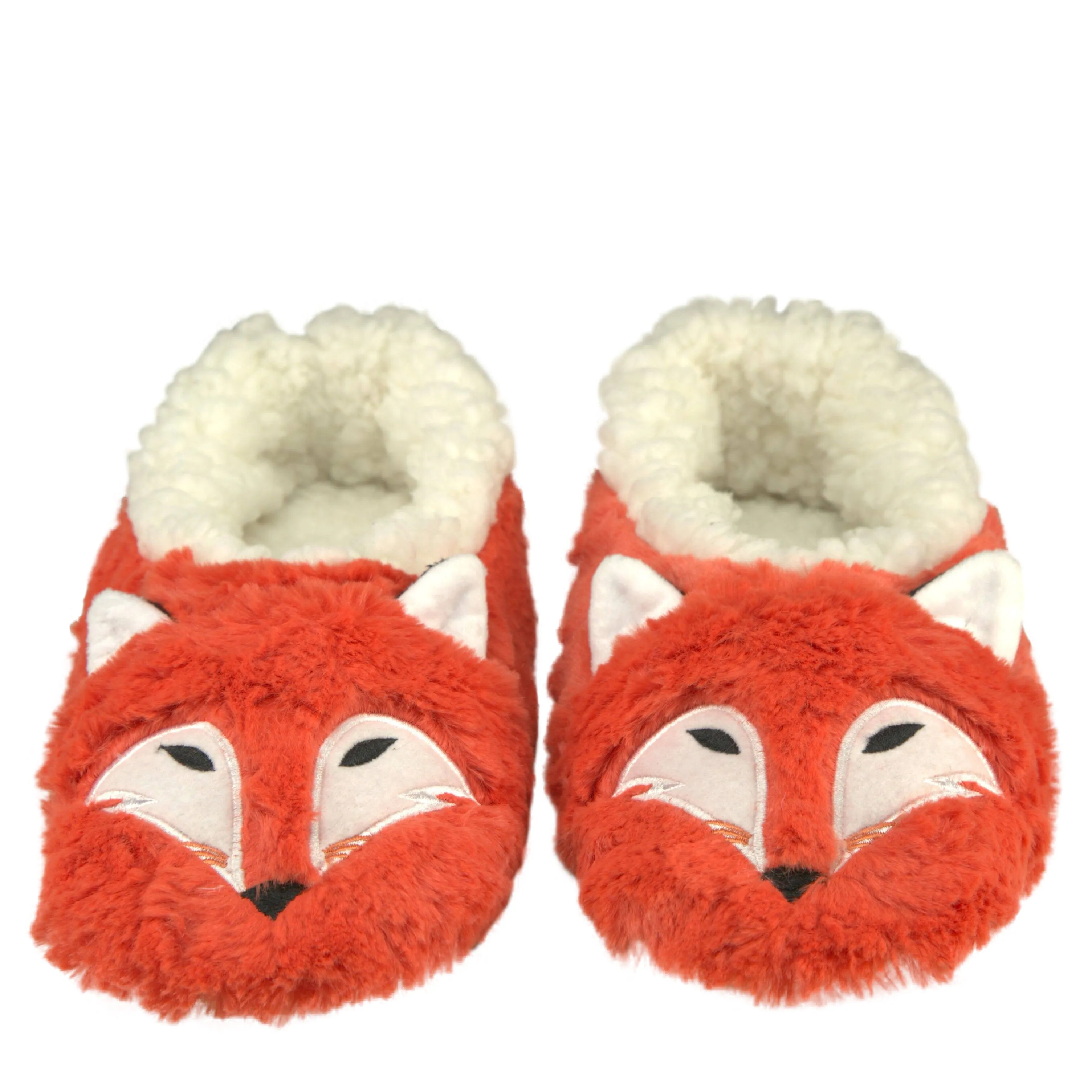 Oooh Geez Fluffy Animal Slipper Foxy Fox All Amazingly Soft Sherpa