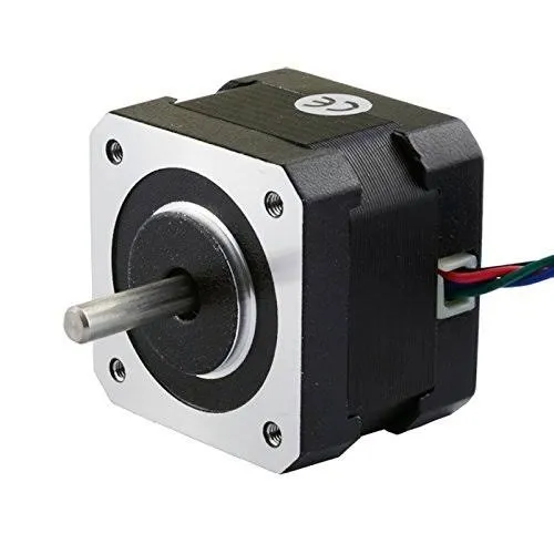 Nema 17 Stepper Motor Bipolar 1.8 Deg 26Ncm (36.8oz.in) 0.4A 12V 42x42x34mm 4 Wires(17HS13-0404S)