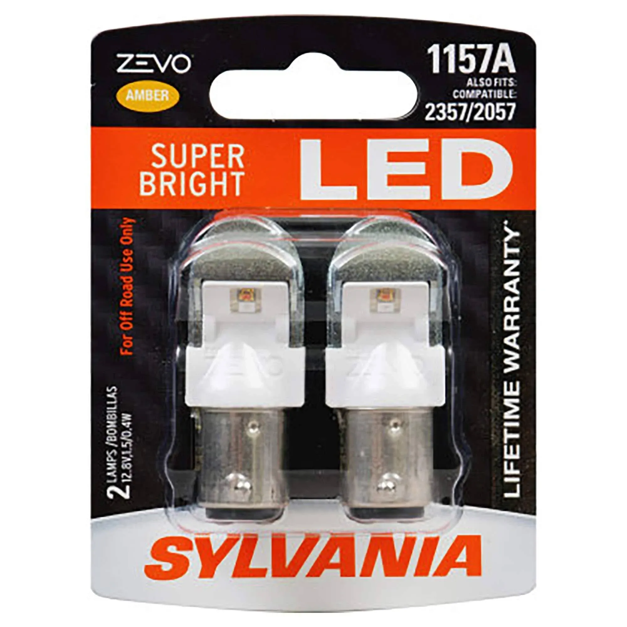 Sylvania ZEVO 1157 Amber LED Bulb