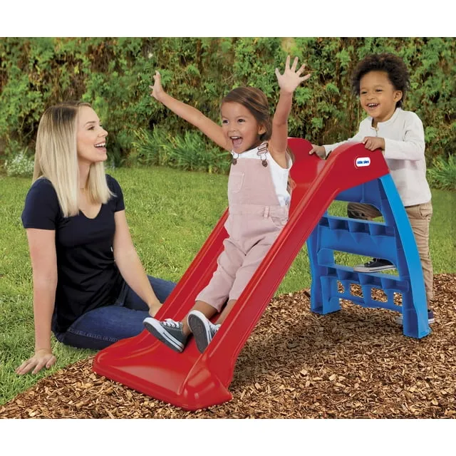 Little Tikes First Slide for Kids, Easy Set Up for Indoor Outdoor, Easy to Store, for Toddlers Ages 18 Months - 6 years