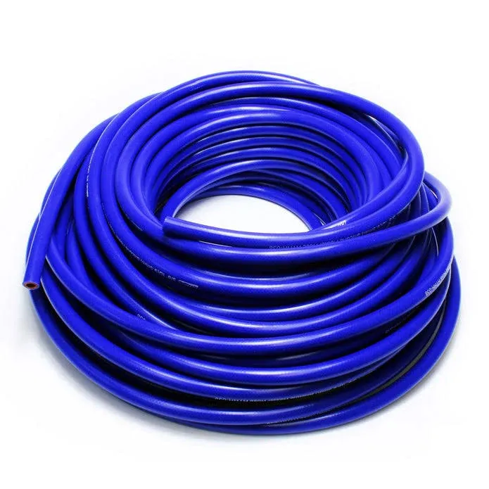 HPS High Temp 3/4" ID (19mm) Reinforced Blue Silicone Heater Hose - 25 ft.