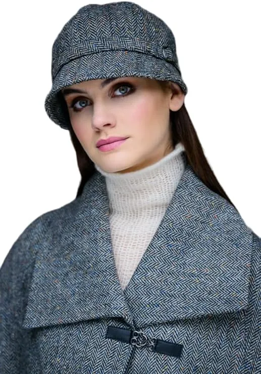 Mucros Weavers Classic Irish Herringbone Flapper Hat