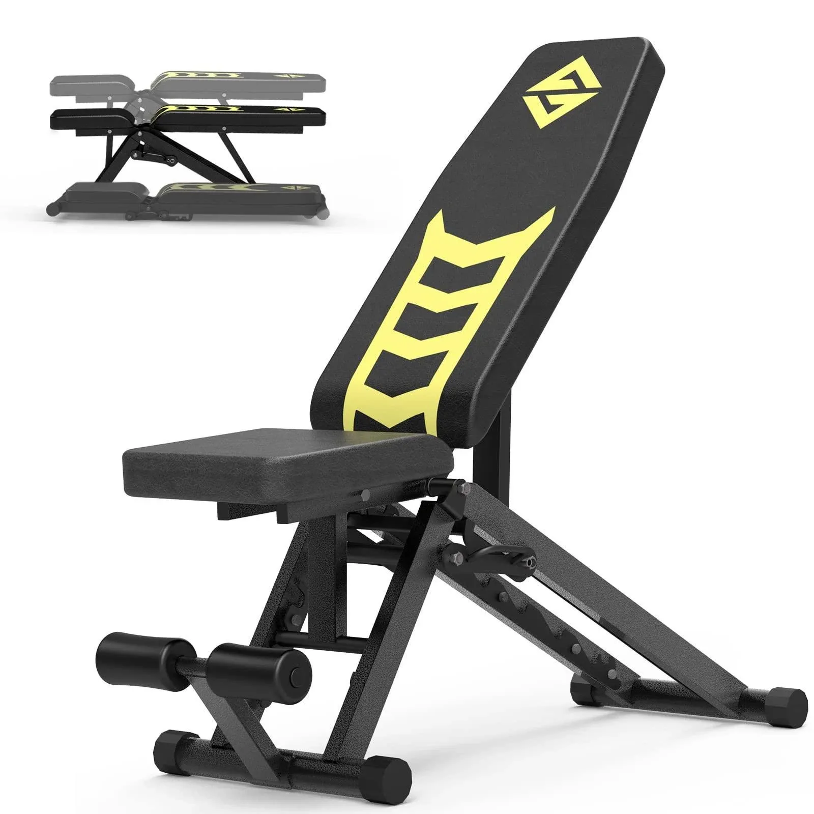 Z ZHICHI Adjustable Weight Bench, Strength Training Benches for Full Body Workout ...