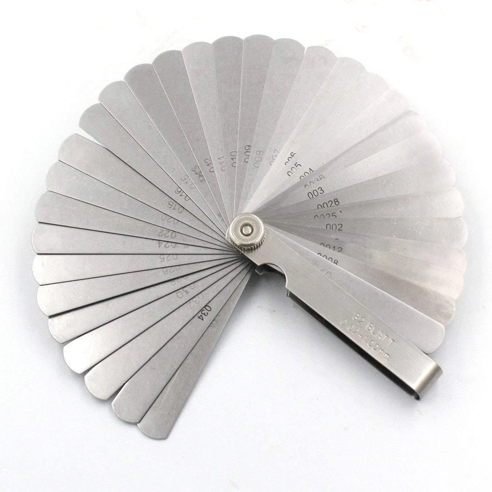 Stainless Steel Feeler Gauge Universal SAE and Metric