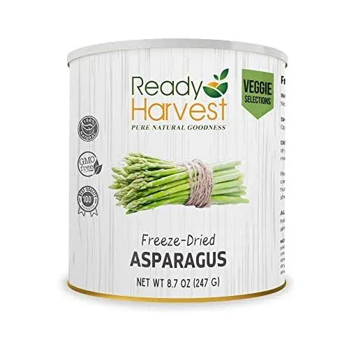 Ready Harvest Freeze-Dried Asparagus Fresh Alternative Canned Asparagus | Freeze ...