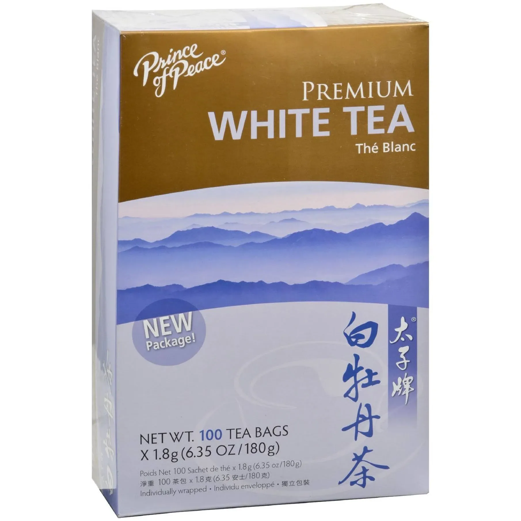 Prince of Peace Premium Peony White Tea 20 Tea Bags