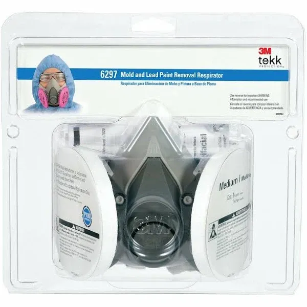 3M Protection Mold and Lead Particle Respirator, Medium