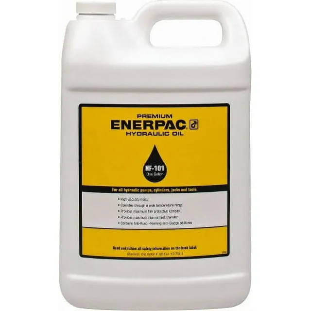 Enerpac 1 Gal Bottle Mineral Hydraulic Machine Oil - ISO 32, -36.5 to 375° F | Part #HF101