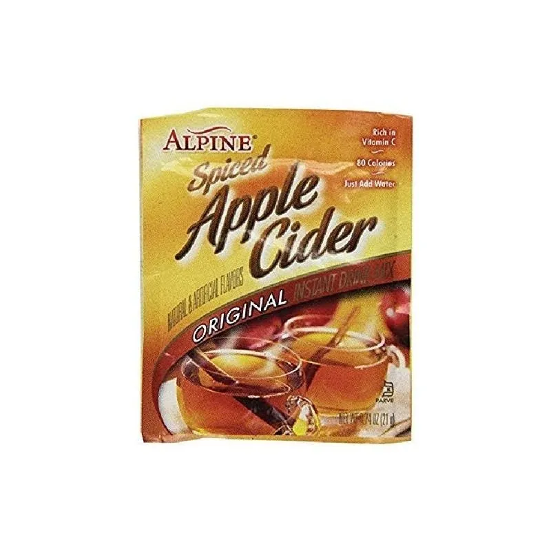 Alpine Spiced Apple Cider Drink Mix, Original, 0.74 oz (120 count)