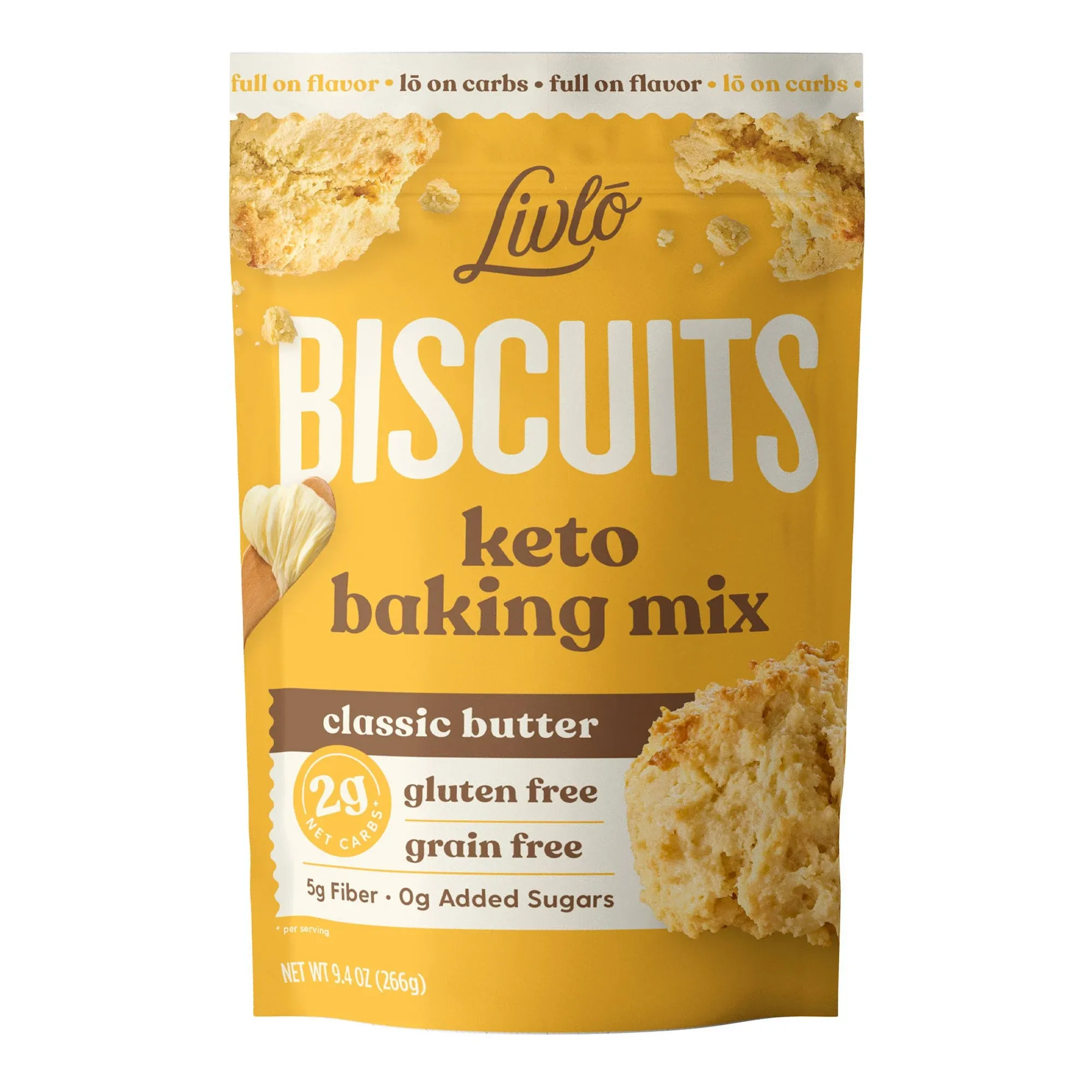 Livlo Keto Biscuit & Baking Mix Classic Butter 9.4 oz