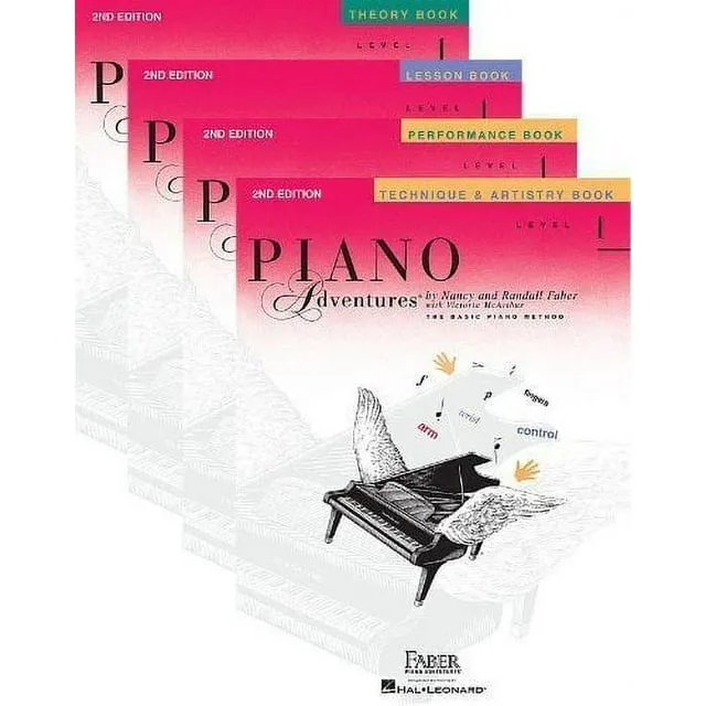 FABER PIANO ADVENTURES LEVEL 1 LESSON PERFORMANCE TECHNIQUE THEORY PACK SET