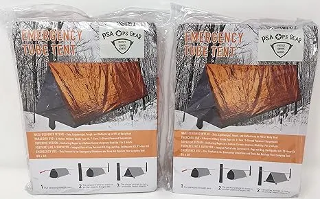 Emergency Shelter Tent (Twin Pack - Set of 2)