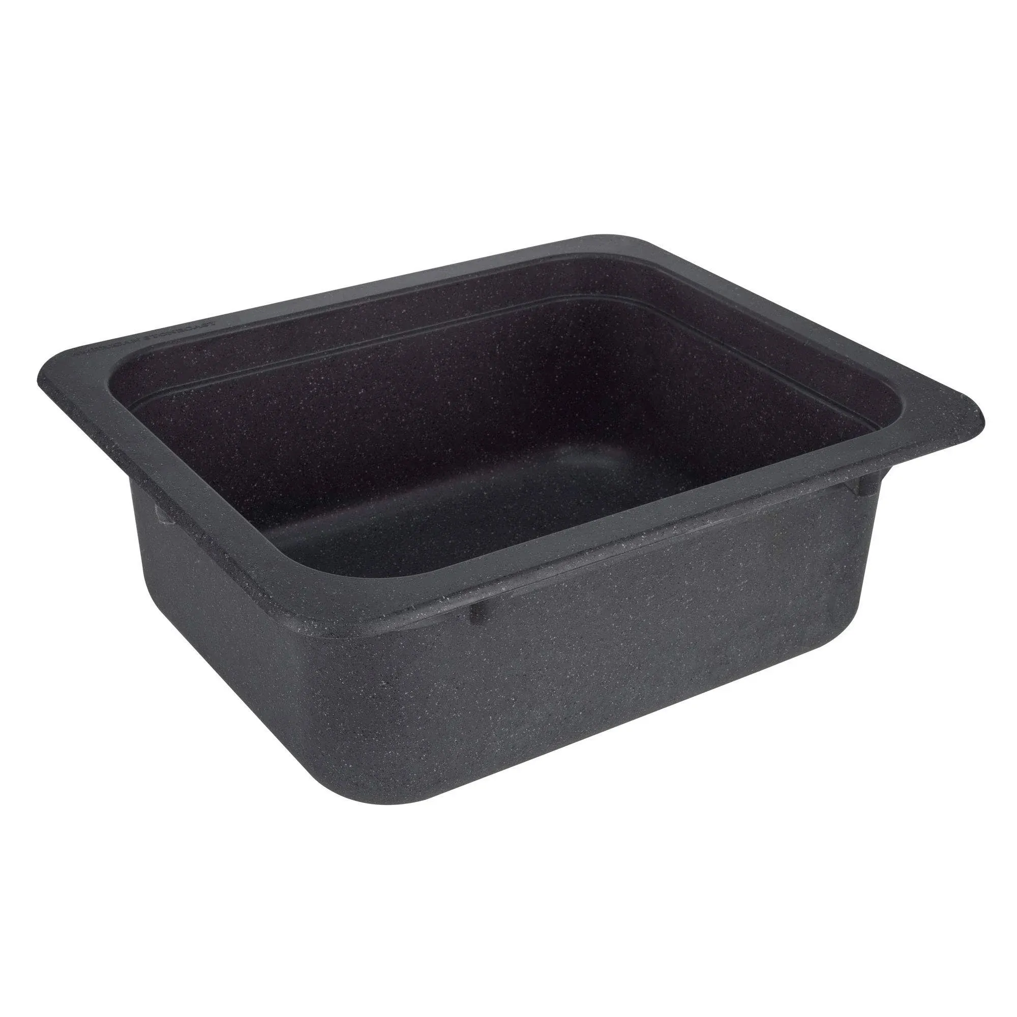 RecPro RV Sink | 15" X 13" RV Bathroom Sink | RV Bar Sink | White or Granite | Camper Sink | RV Kitchen Sink (Black Granite)