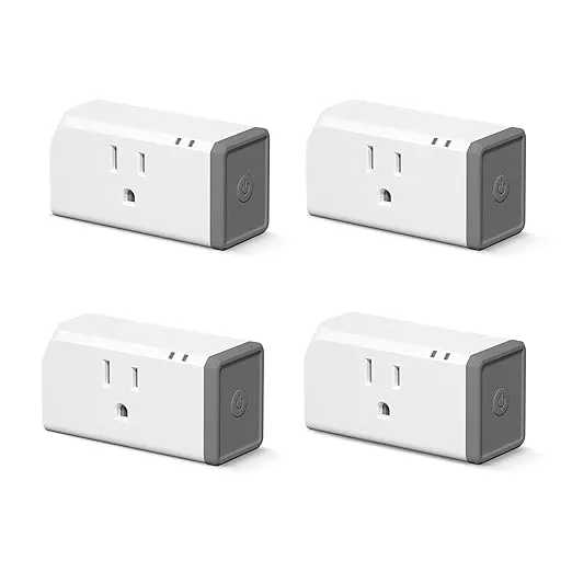 SONOFF Zigbee Smart Plug with ETL Certified, S31 Lite 15A Smart Outlet, Zigbee Repeater, Works with SmartThings and Amazon Echo Plus, Hub Needed for Amazon Alexa 4-Pack