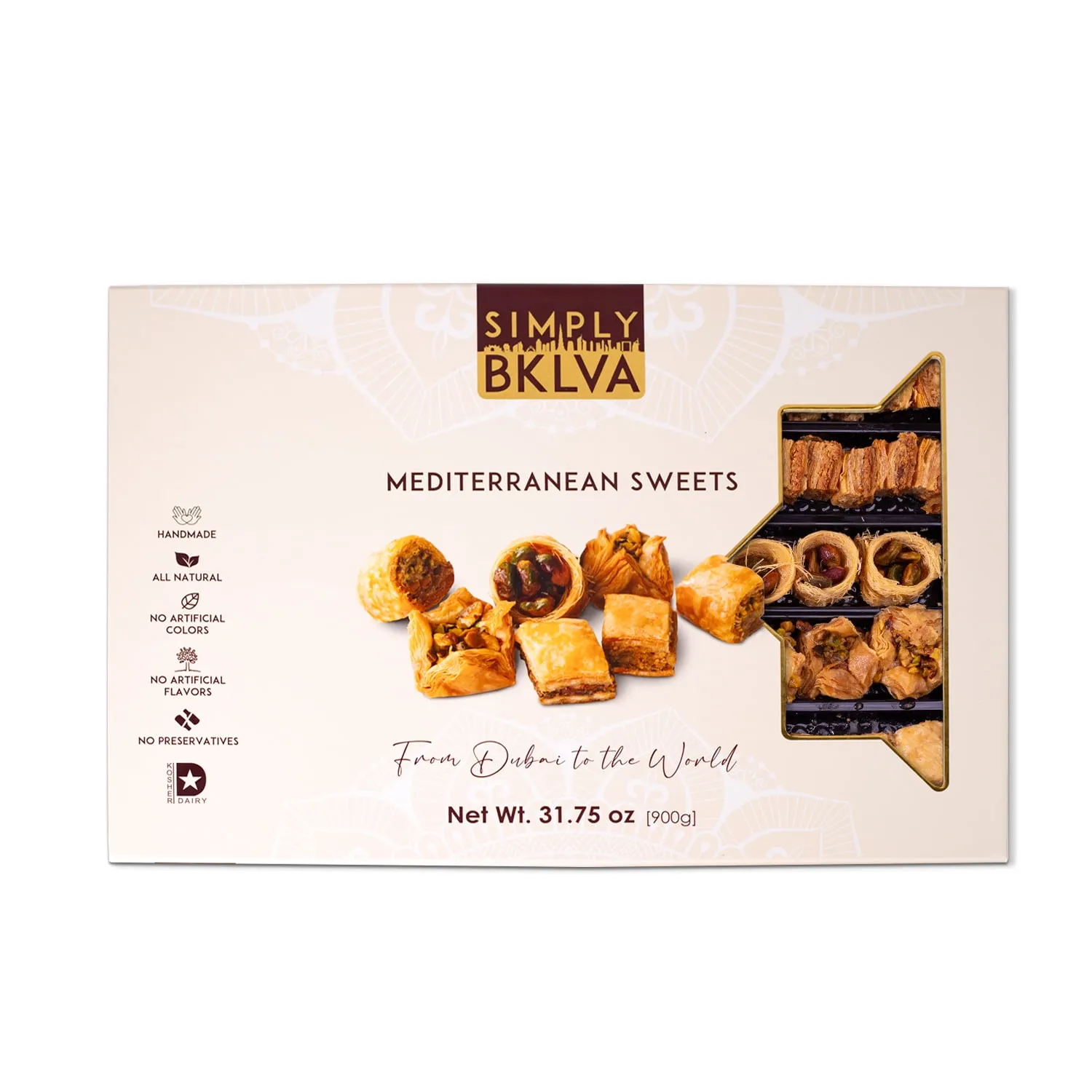 Simply Baklava Mediterranean Sweets Party Size (900gr)