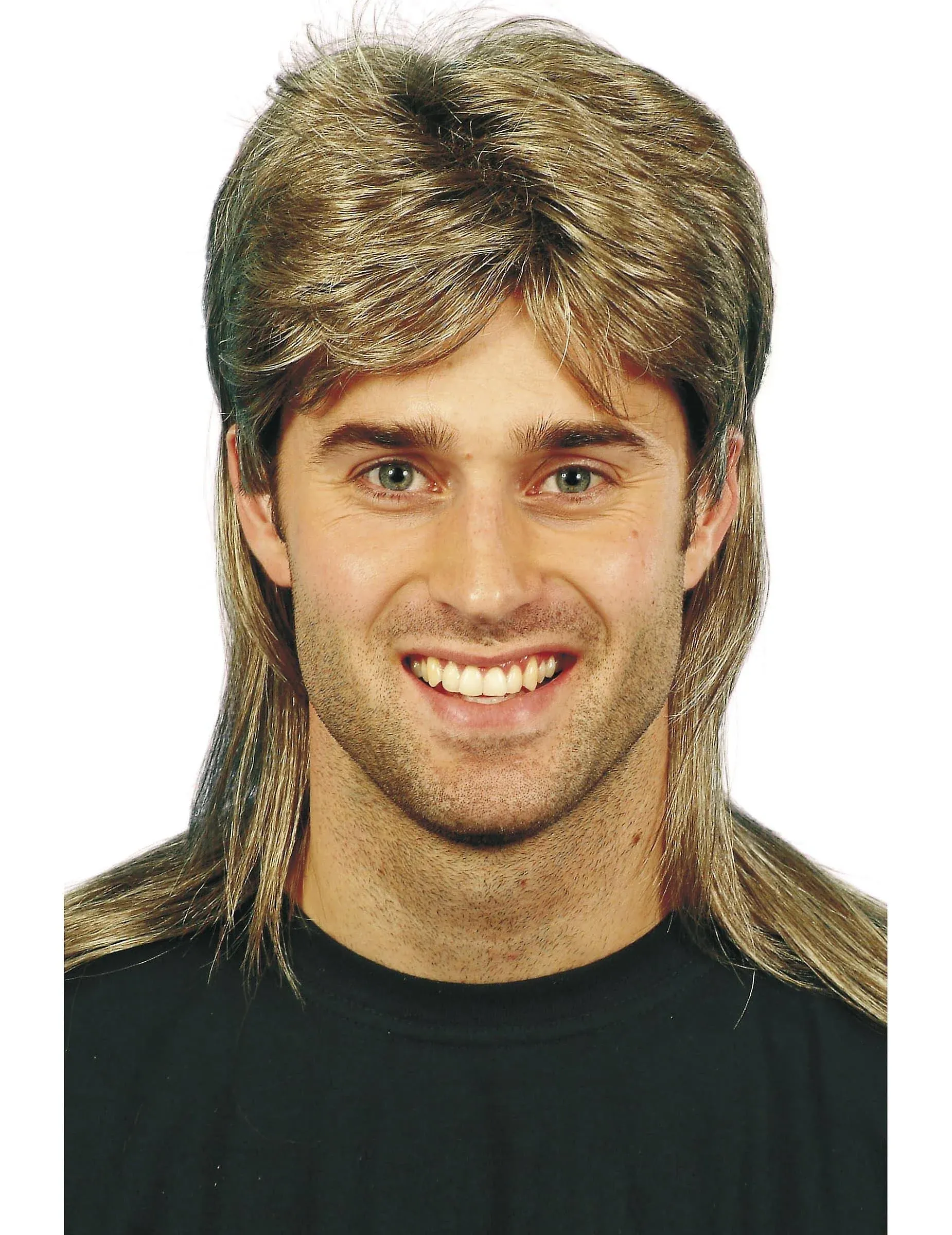 Mullet Wig Brown / One Size