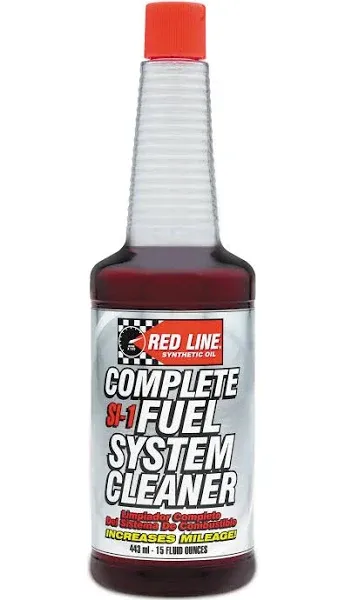 Red Line 60103-4PK Complete SI-1 Fuel System Cleaner - 15 Ounce, Pack of 4