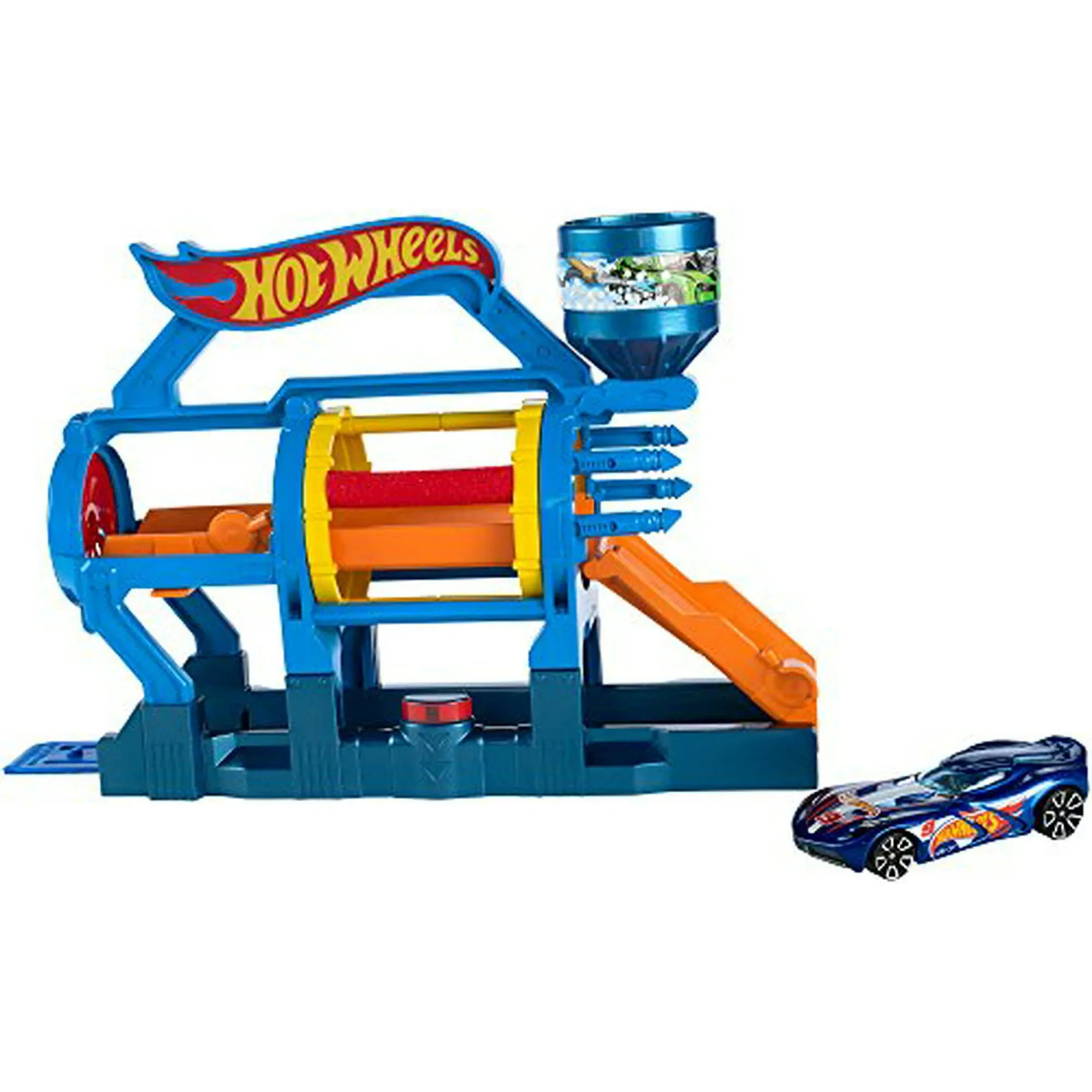 Hot Wheels Turbo Jet Car Wash Playset