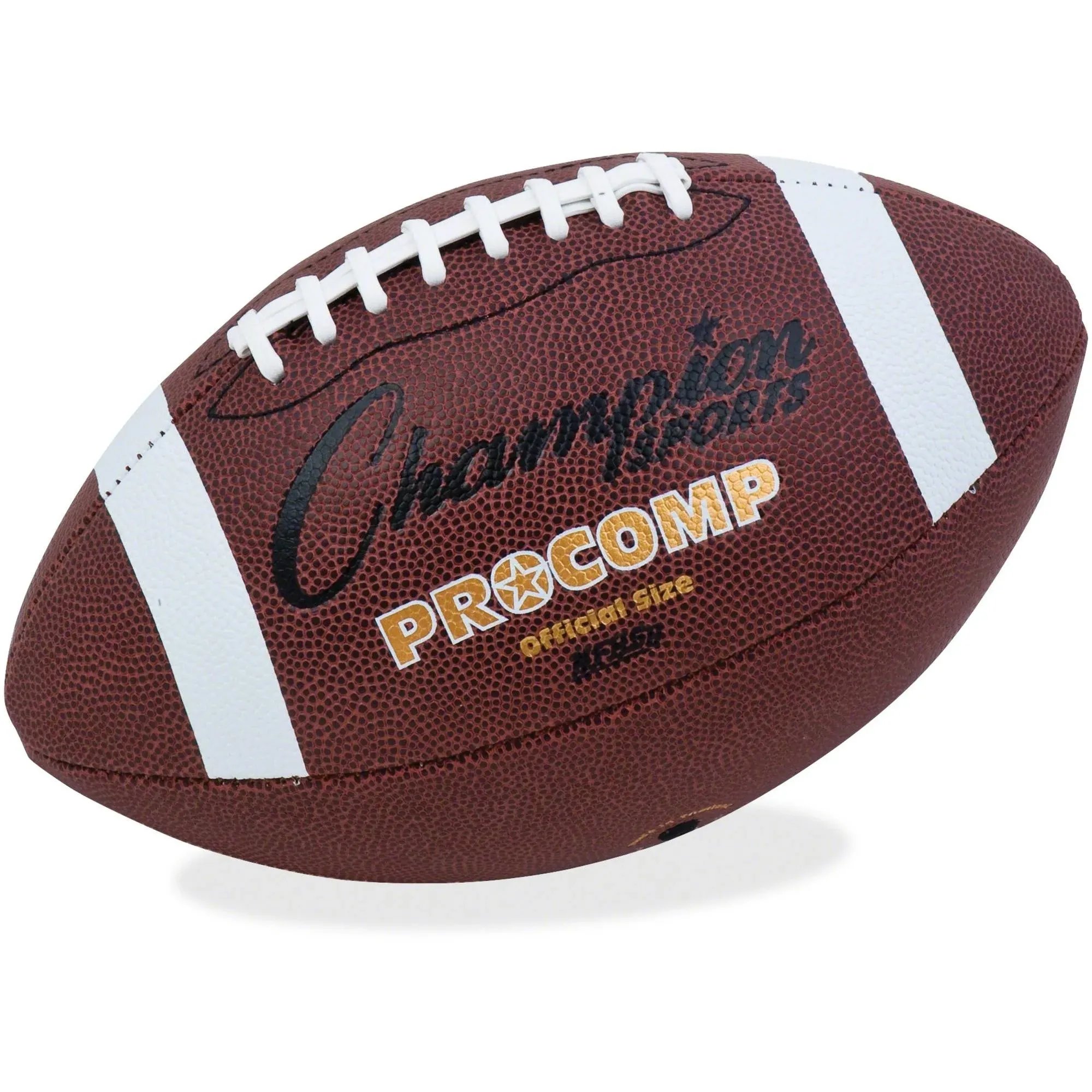 Champion Sports Pro Composite Football Official Size Brown