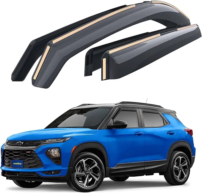 Sun Rain Visors Wind Rain Guards for 2021-2024 Chevy TrailBlazer SHATTERPROOF 840233243238 | eBay