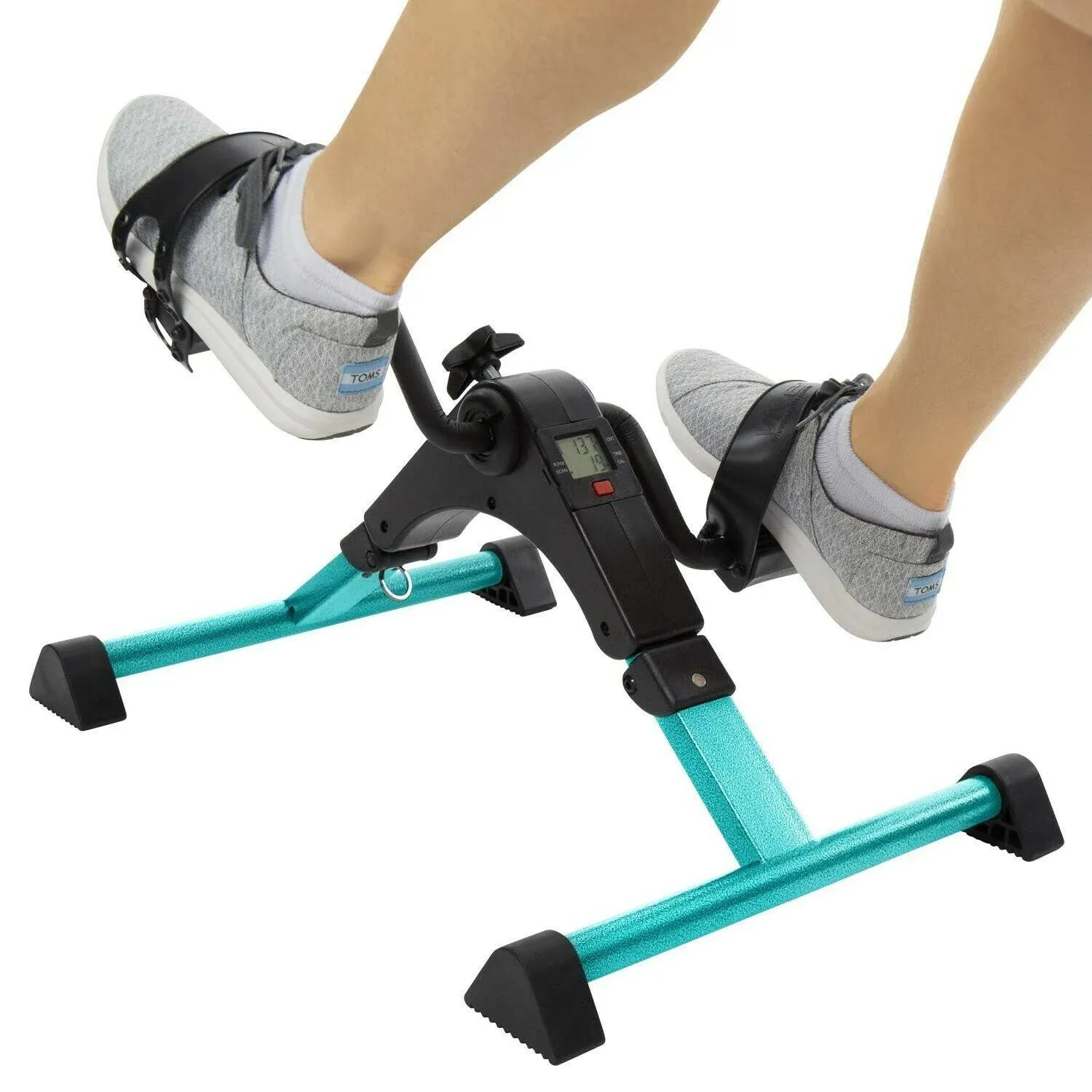 Vive Folding Foot Pedal Exerciser Portable Peddler Exercise Machine