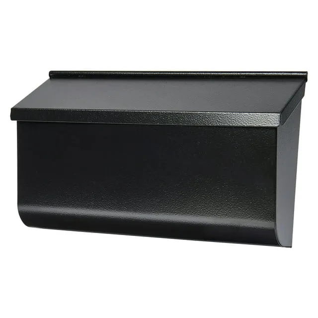 Architectural Mailboxes Woodlands Medium Capacity, Galvanized Steel, Wall Mount Mailbox, Black