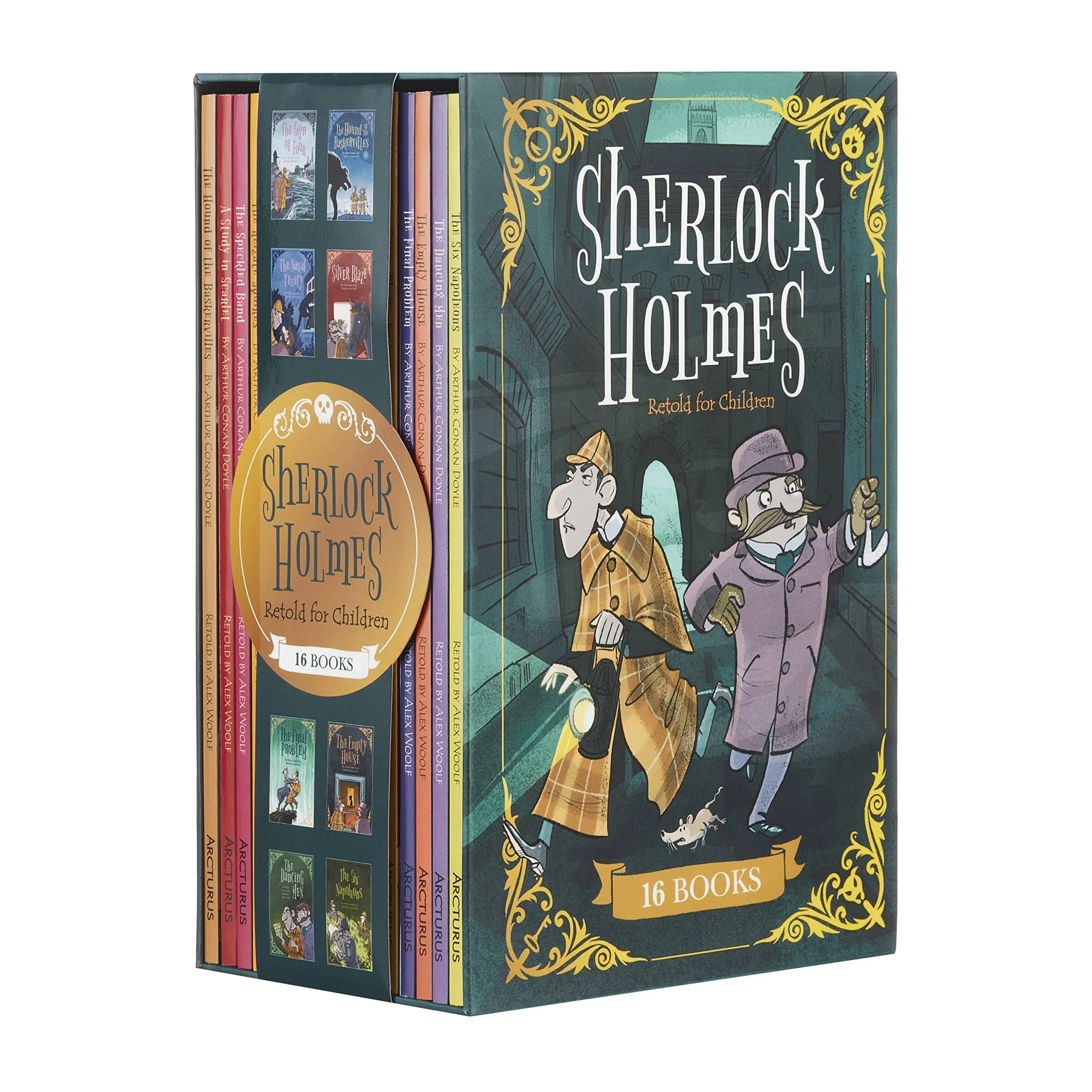 The Sherlock Holmes Retold for Children Collection 16 Books Box Set NEW Pack