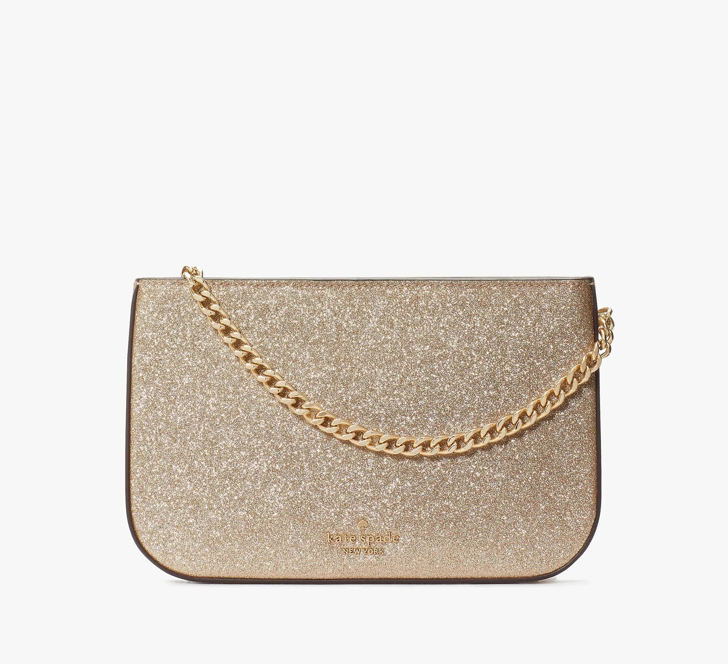 Kate Spade New York Glimmer Glitter Pochette