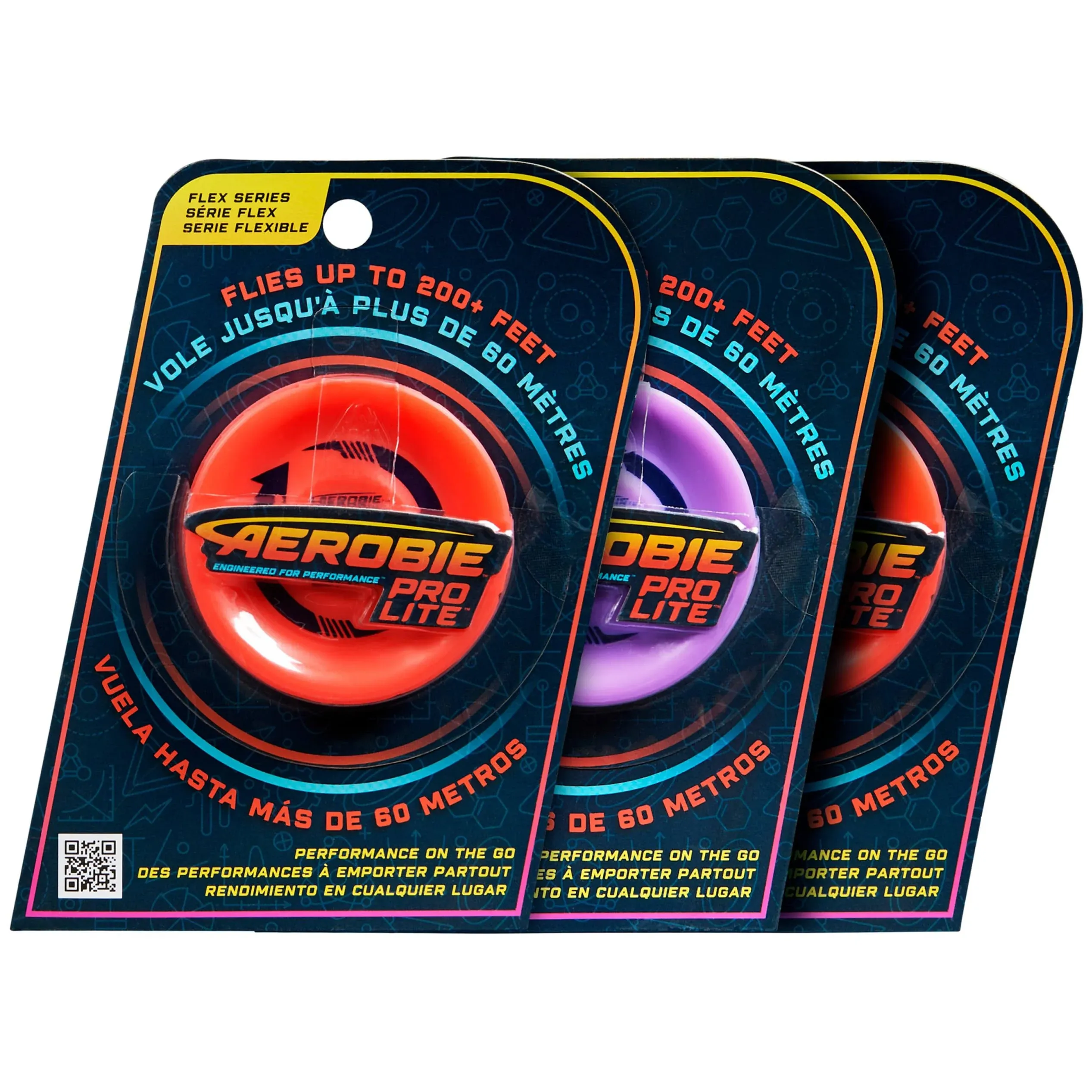 Aerobie Pro Lite Miniature Throwing Discs 3-Pack