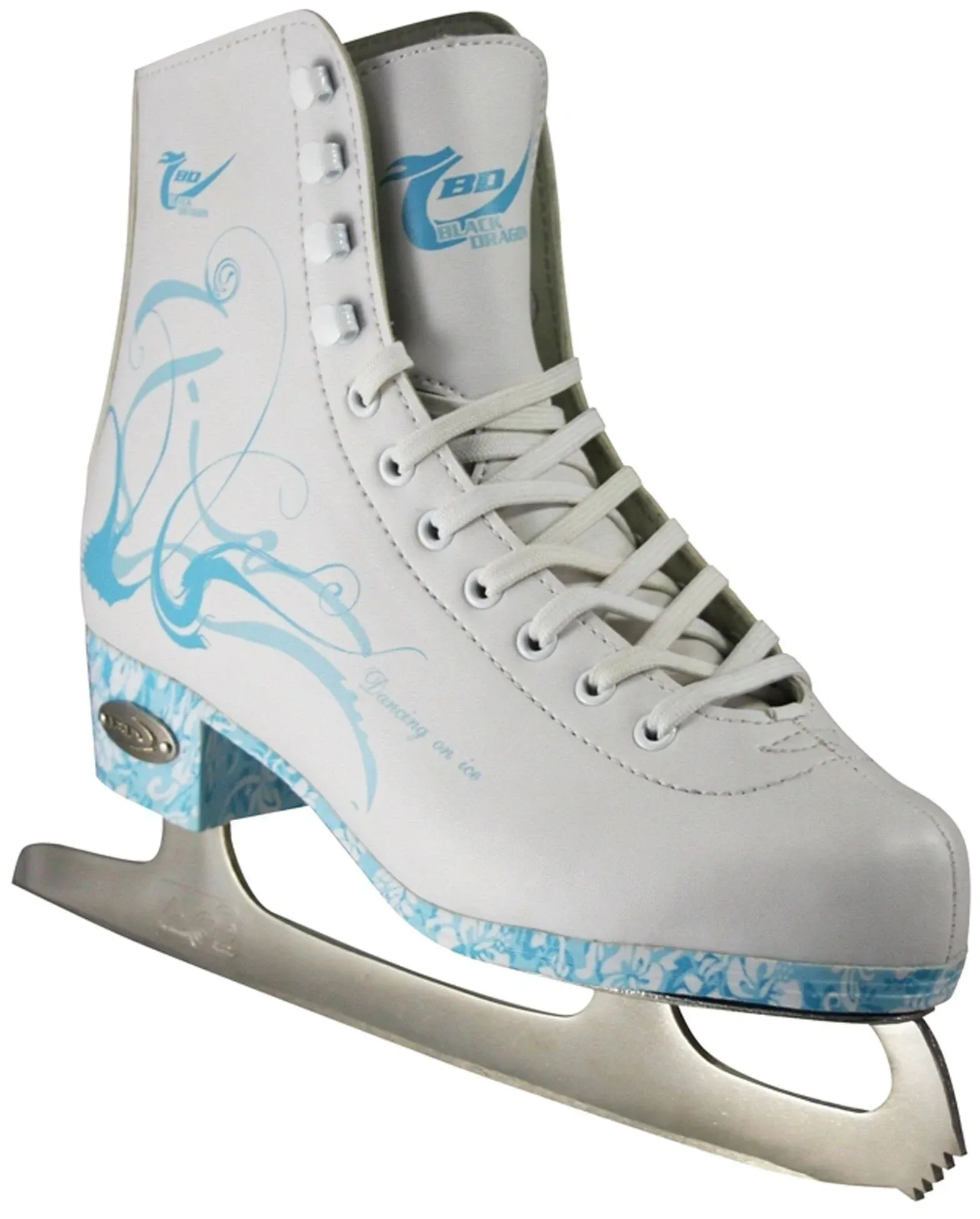 American Athletic Shoe Women&s Sumilon Lined Figure Skates with Turquoise Outsole ...