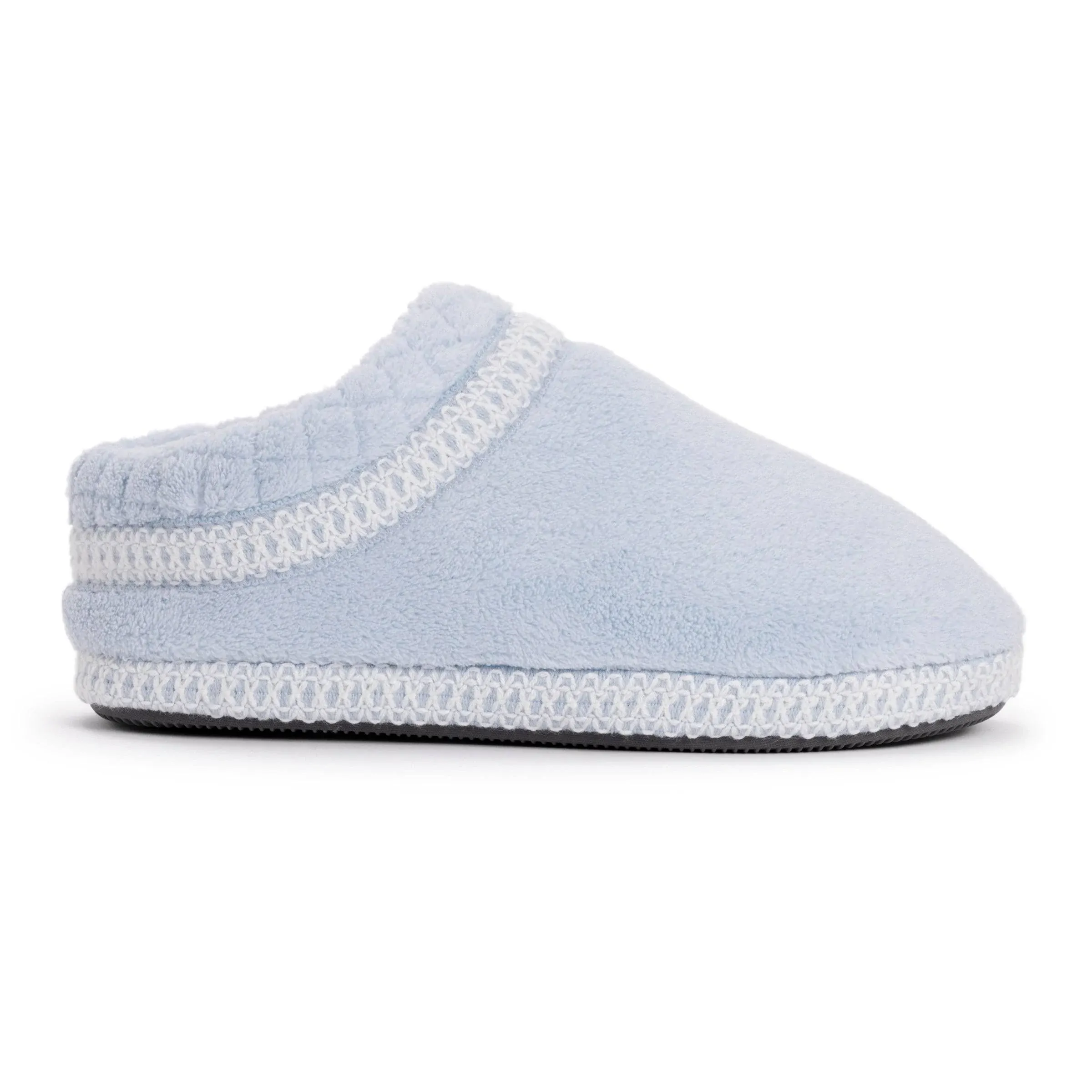 Muk Luks Women's Rita Full-Fit Washable Slipper Freesia Blue L (9-10)