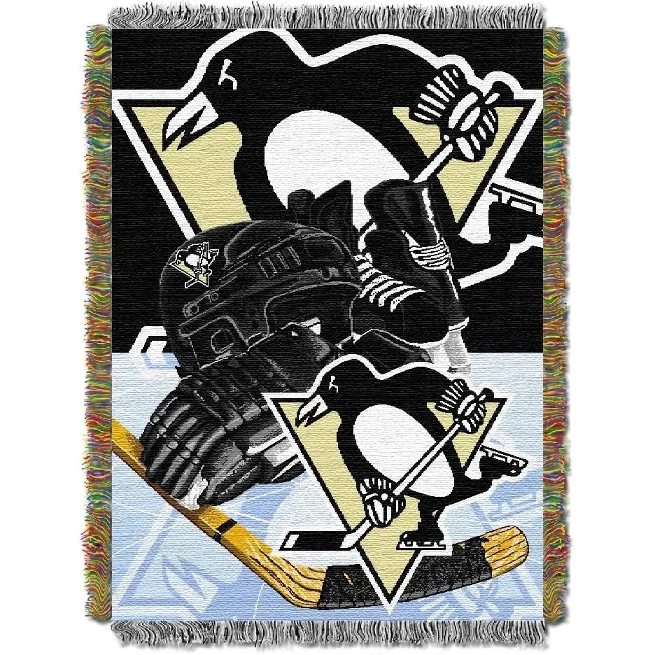 Chicago Blackhawks NHL Home Ice Advantage Woven Tapestry Throw