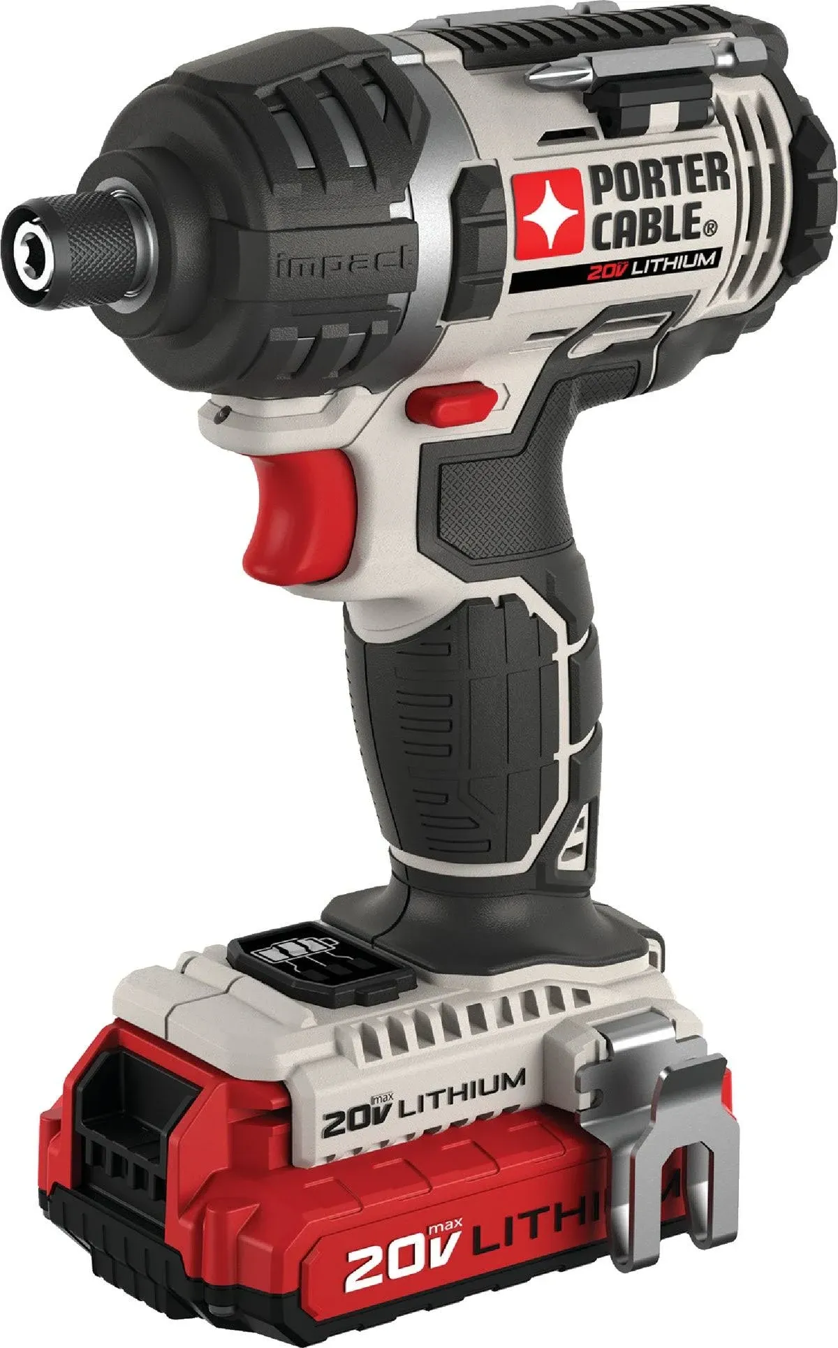 Cordless Impact Driver: 20V, 1/4" Drive, 2,900 RPM