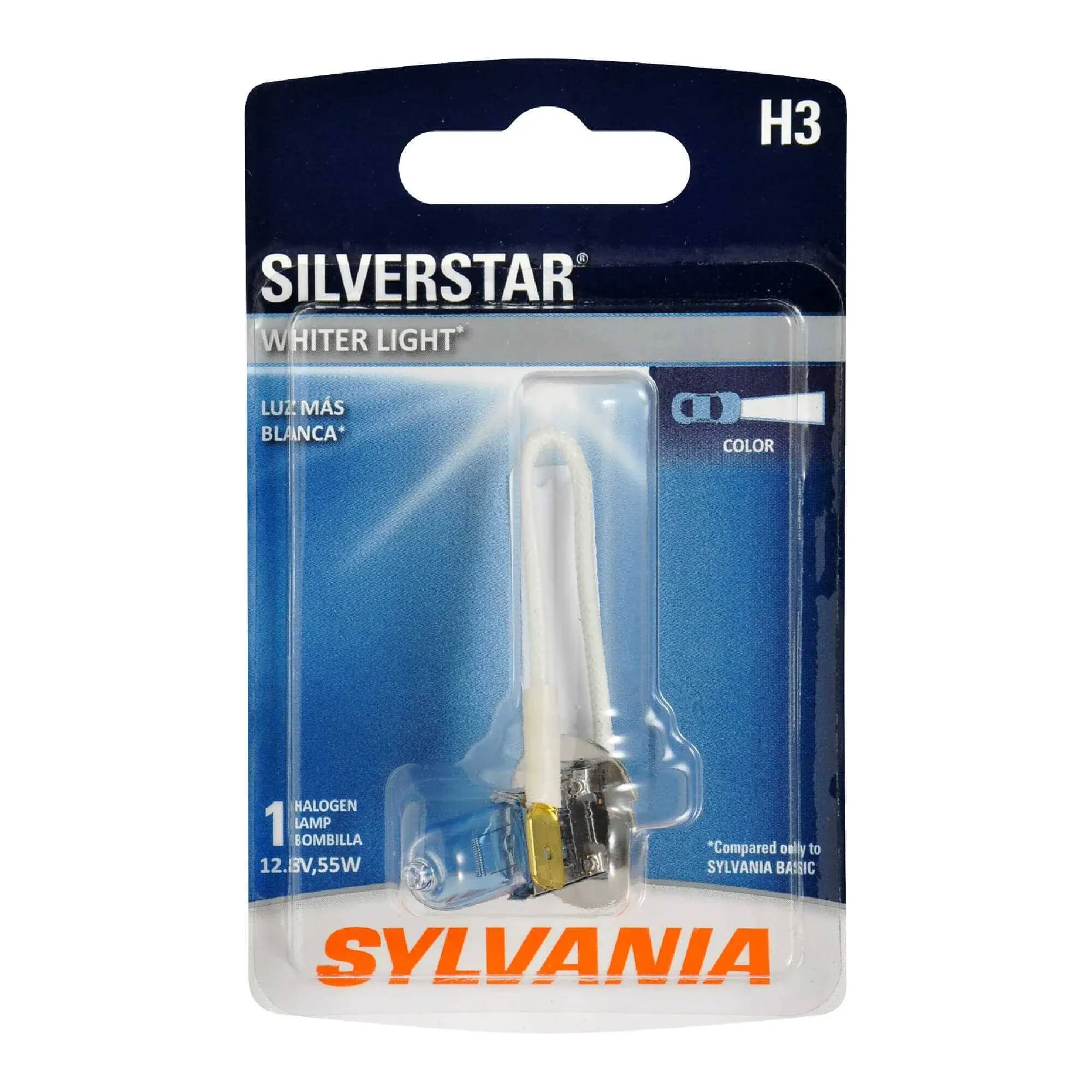 Sylvania H3 Silverstar High Performance Halogen Fog Bulb