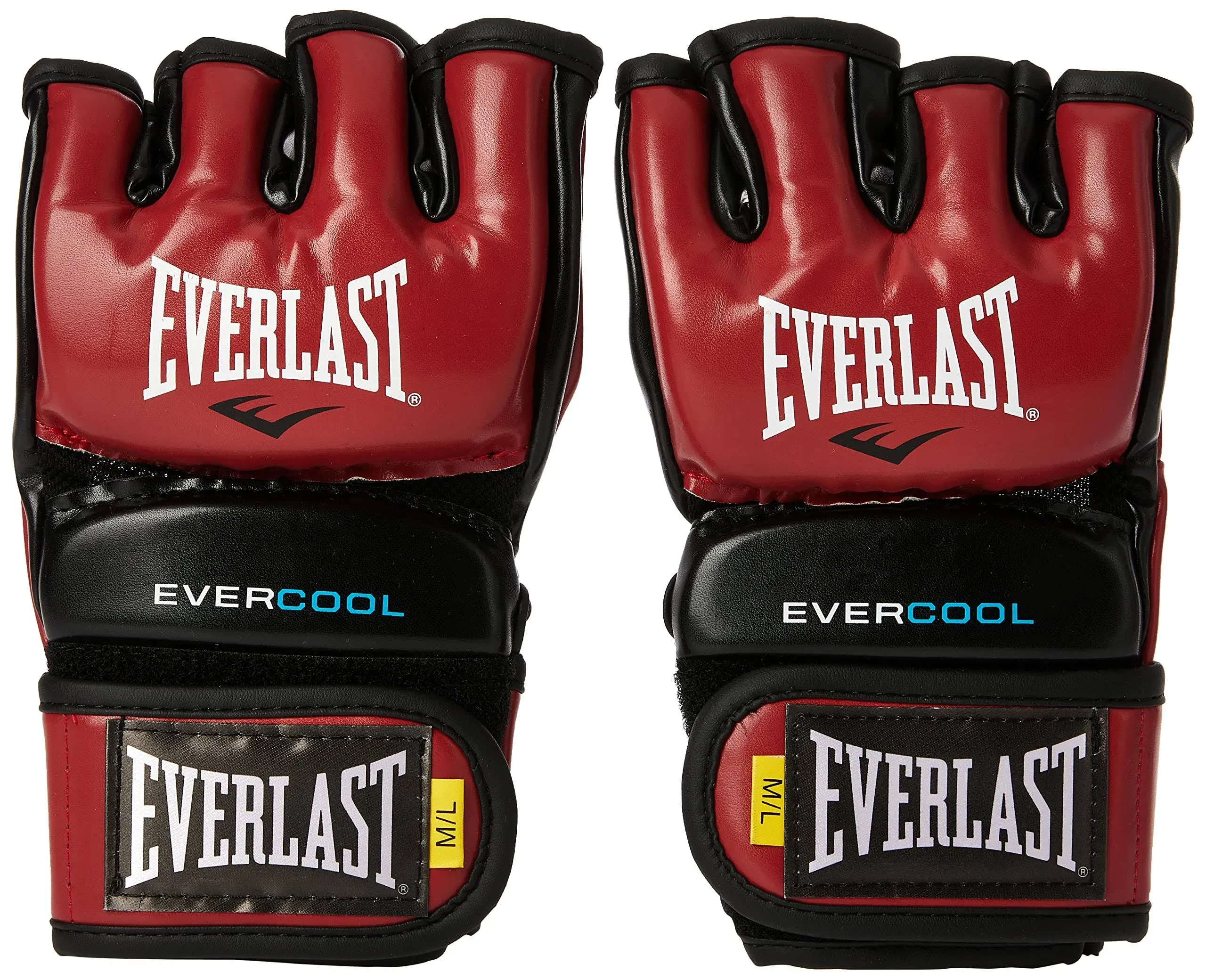 Everlast Everstrike Multi-Purpose Gloves Size M/L Black/Red Boxing Evercool