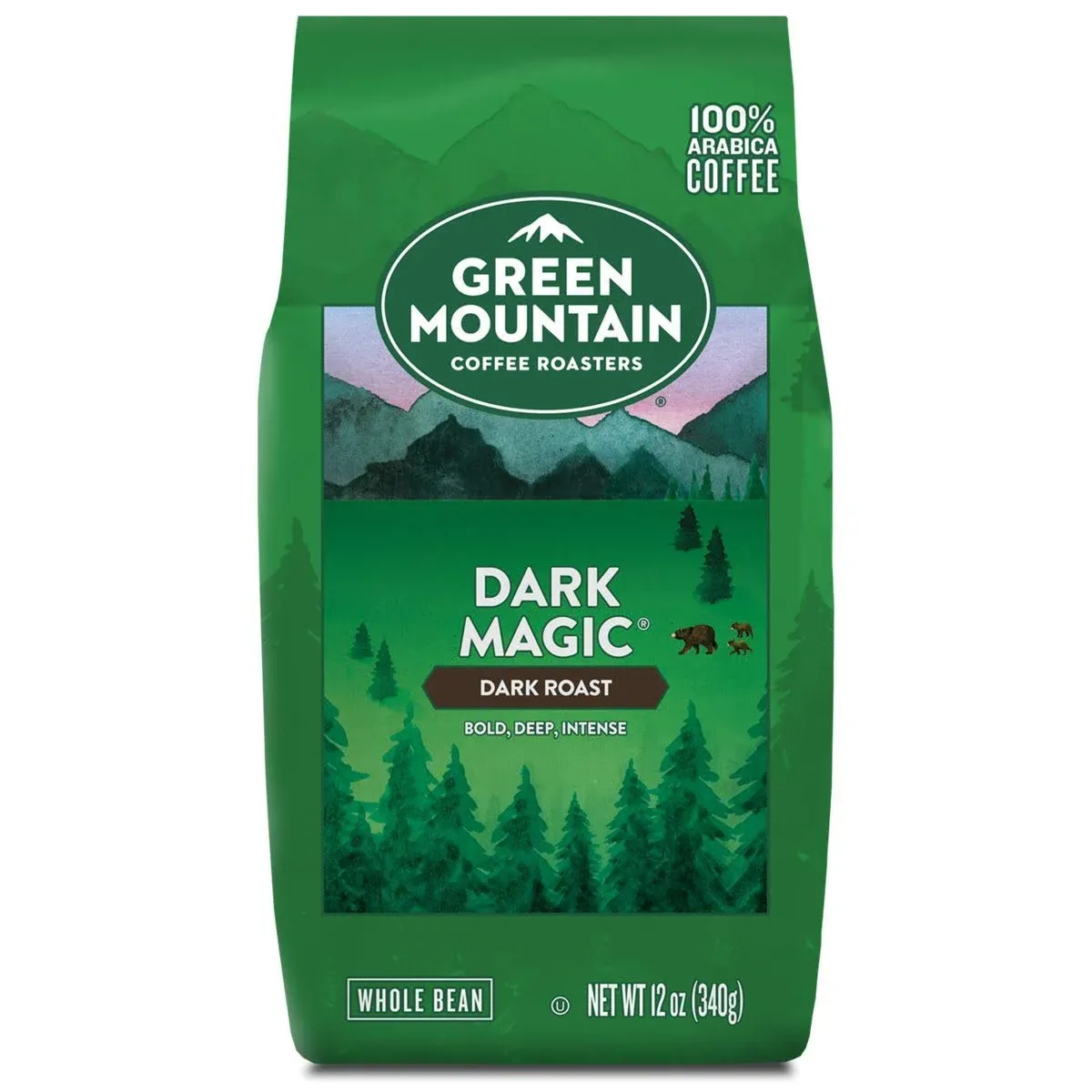 Green Mountain Coffee Dark Roast Ground Coffee Dark Magic 12 oz