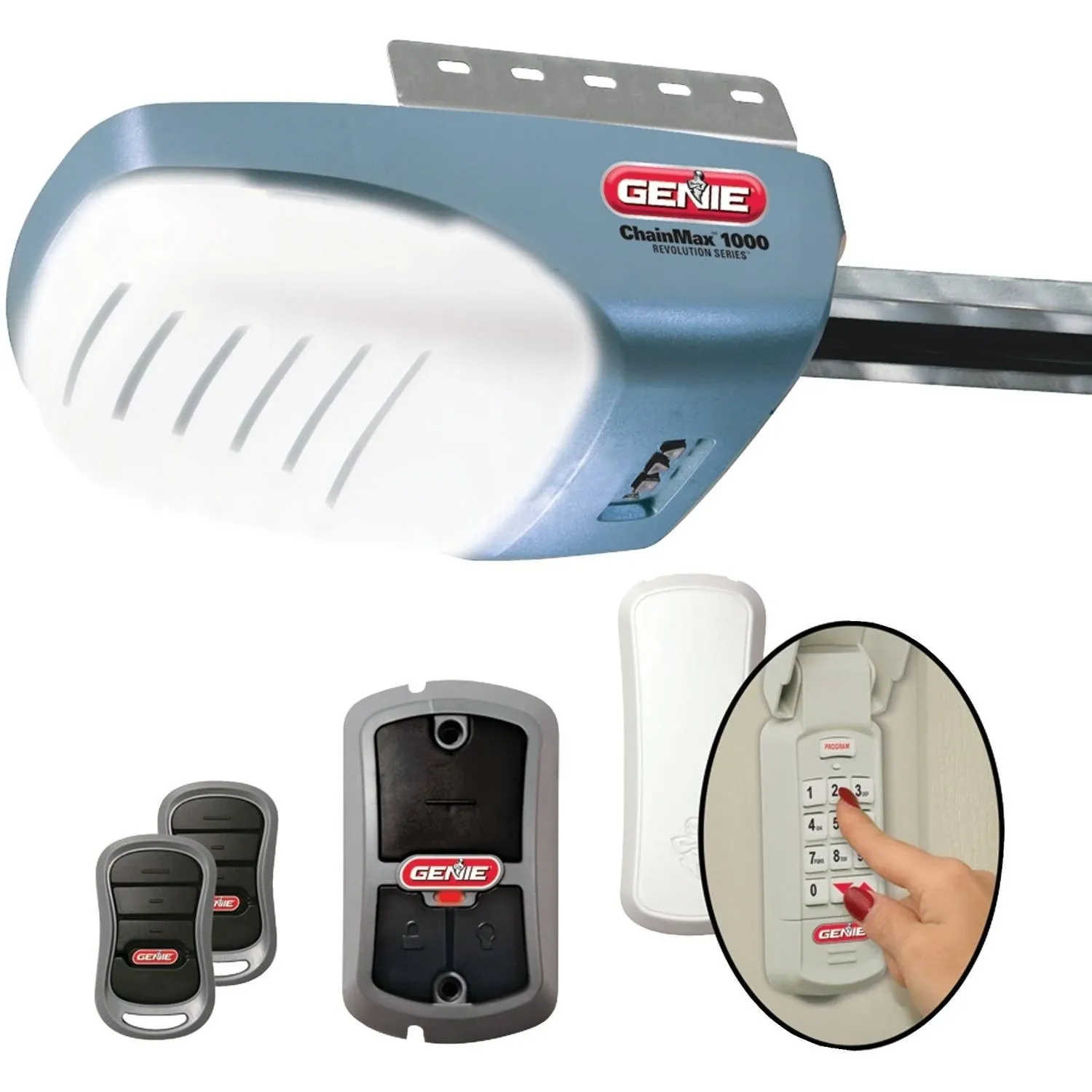 Genie Garage Door Opener with 3/4 HPC DC Chain