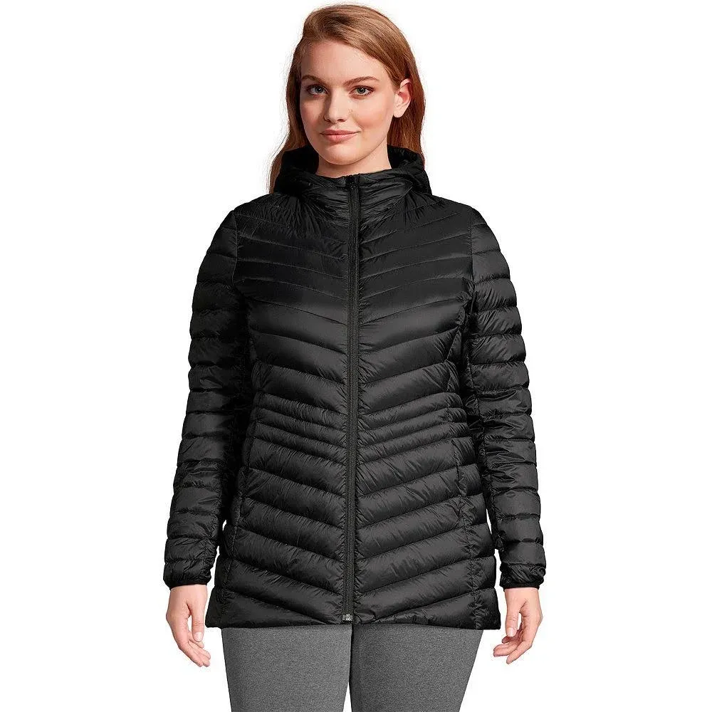 Lands' End Women's Ultralight Packable Down Jacket