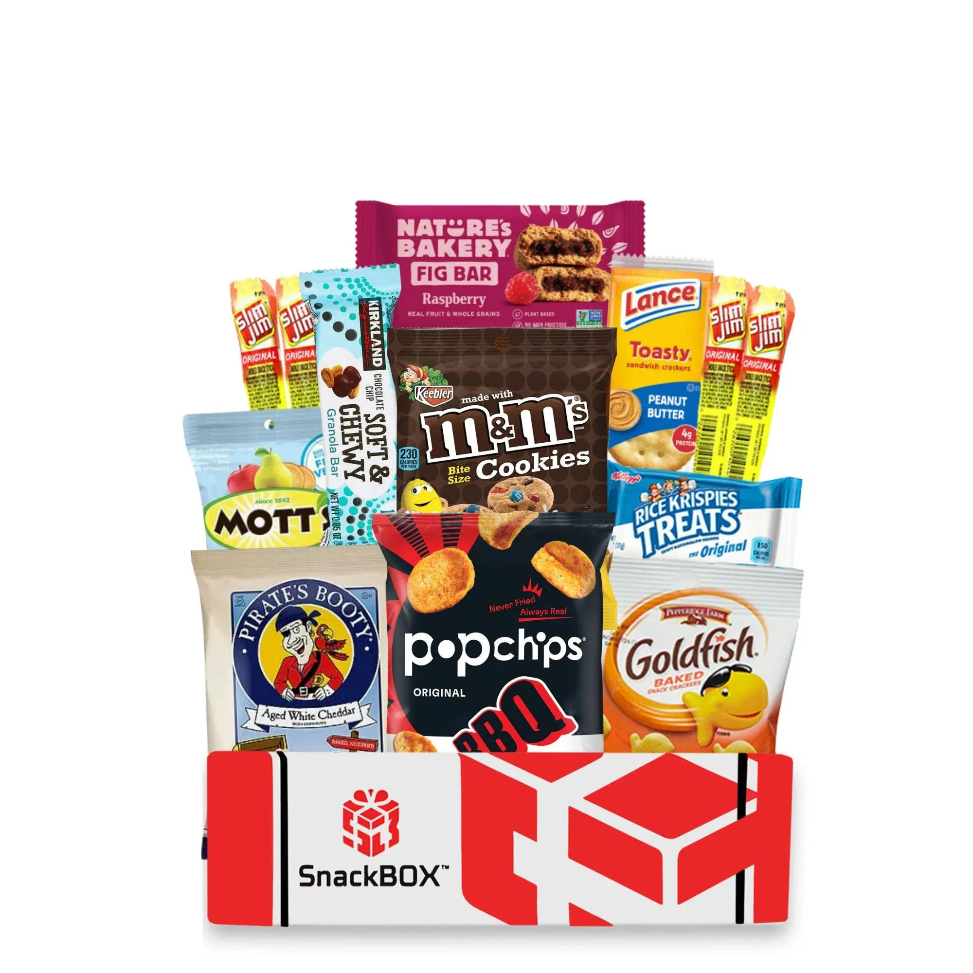 SnackBOX Sweet And Salty Care Package Variety Pack (13 COUNT) | Employee Appreciation, Gift for Kids, Teens, Final Exams, Graduation, Mothers Day, Birthday, Candy, Treats, Cookies, Chips, Travel Snacks