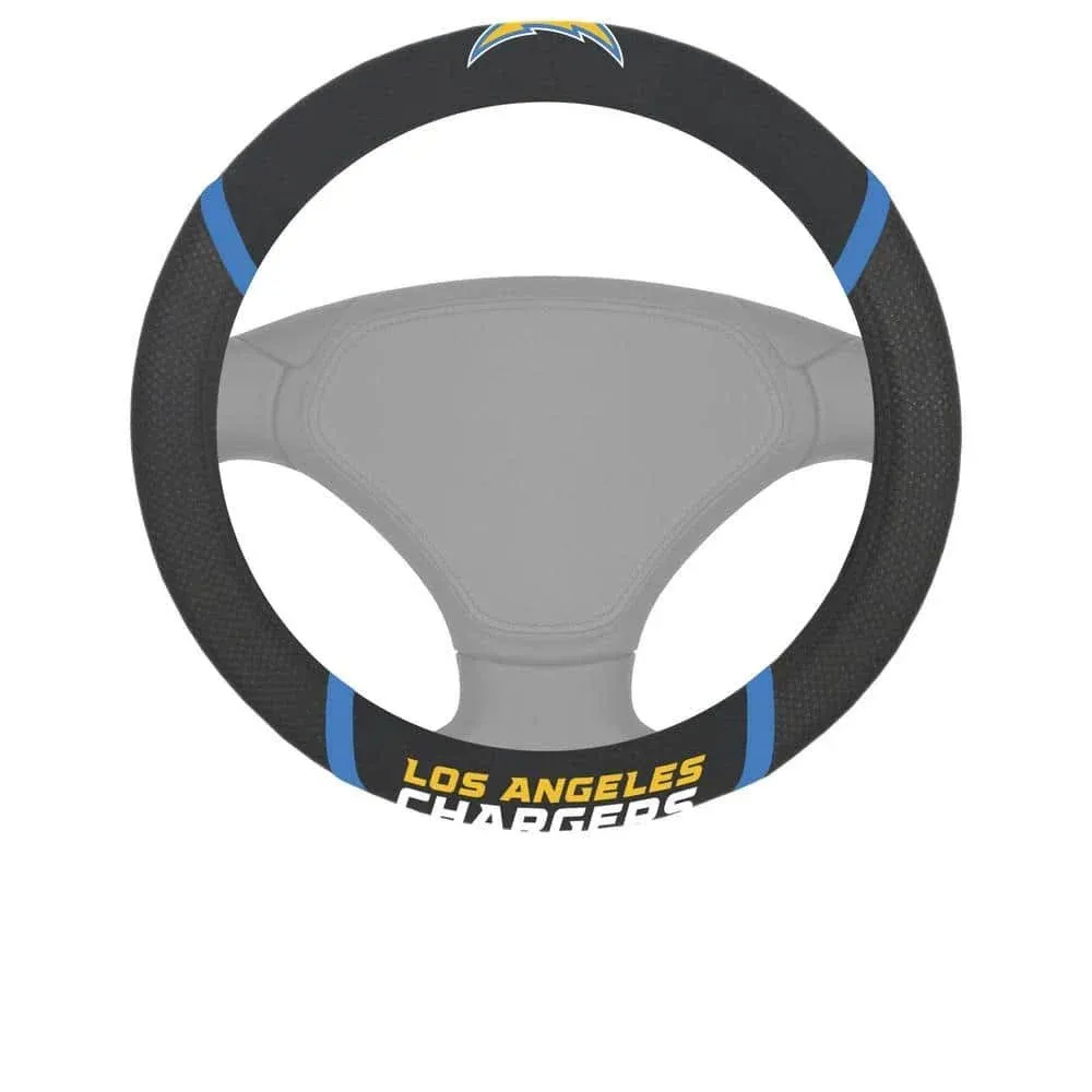 NFL Los Angeles Chargers Embroidered Steering Wheel Cover