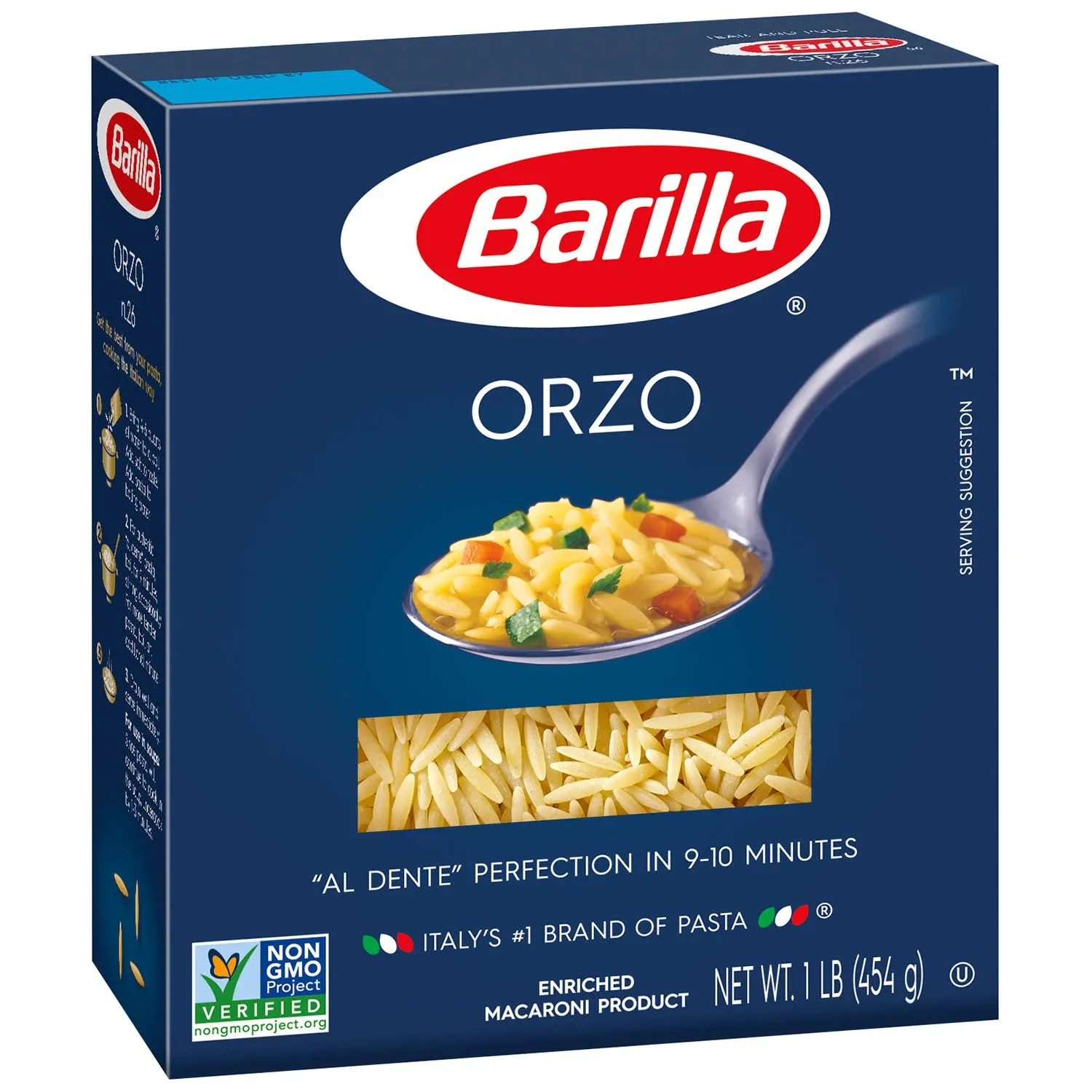 Barilla Orzo Pasta 1 lb. - 16/Case