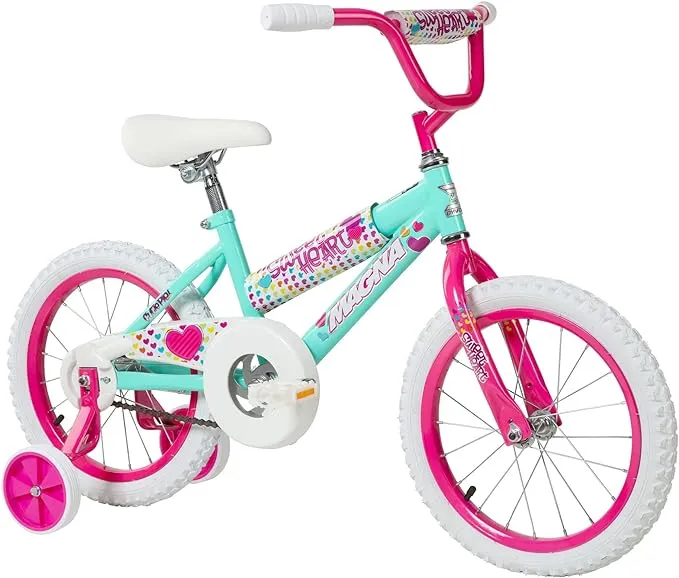 Dynacraft Magna Sweetheart Children's Bike – Fun and Colorful Design, Sturdy and Durable, Perfect for Kids Learning to Ride, Easy to Assemble, Ideal for Young Riders