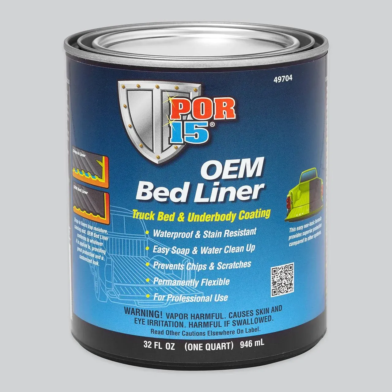 Absolute Coatings OEM Bedliner Gallon Paint Paint