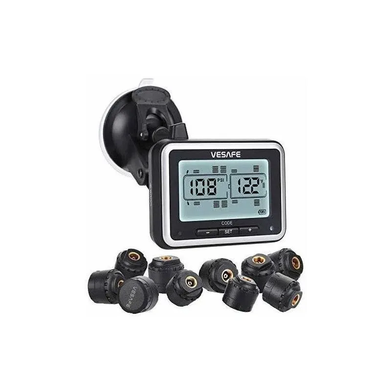 Vesafe Tpms Wireless Tire Pressure Monitoring System for Rv Trailer