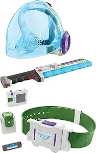 Mattel Disney Pixar Lightyear Toys, Costume and Role Play Belt, Visor and Laser Blade, Space Ranger Mission Gear