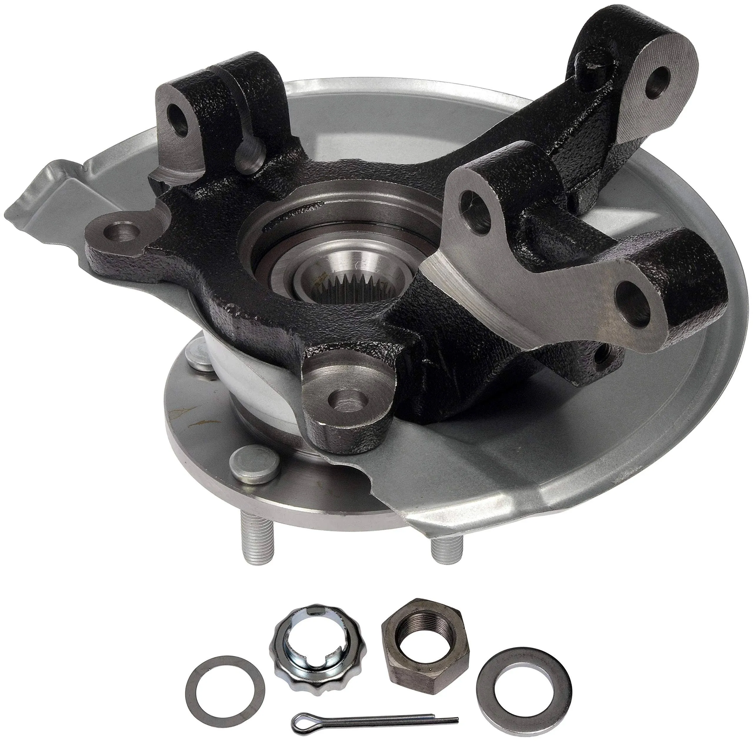 Dorman Products 698-411 | Black Front Left Steering Knuckle Kit