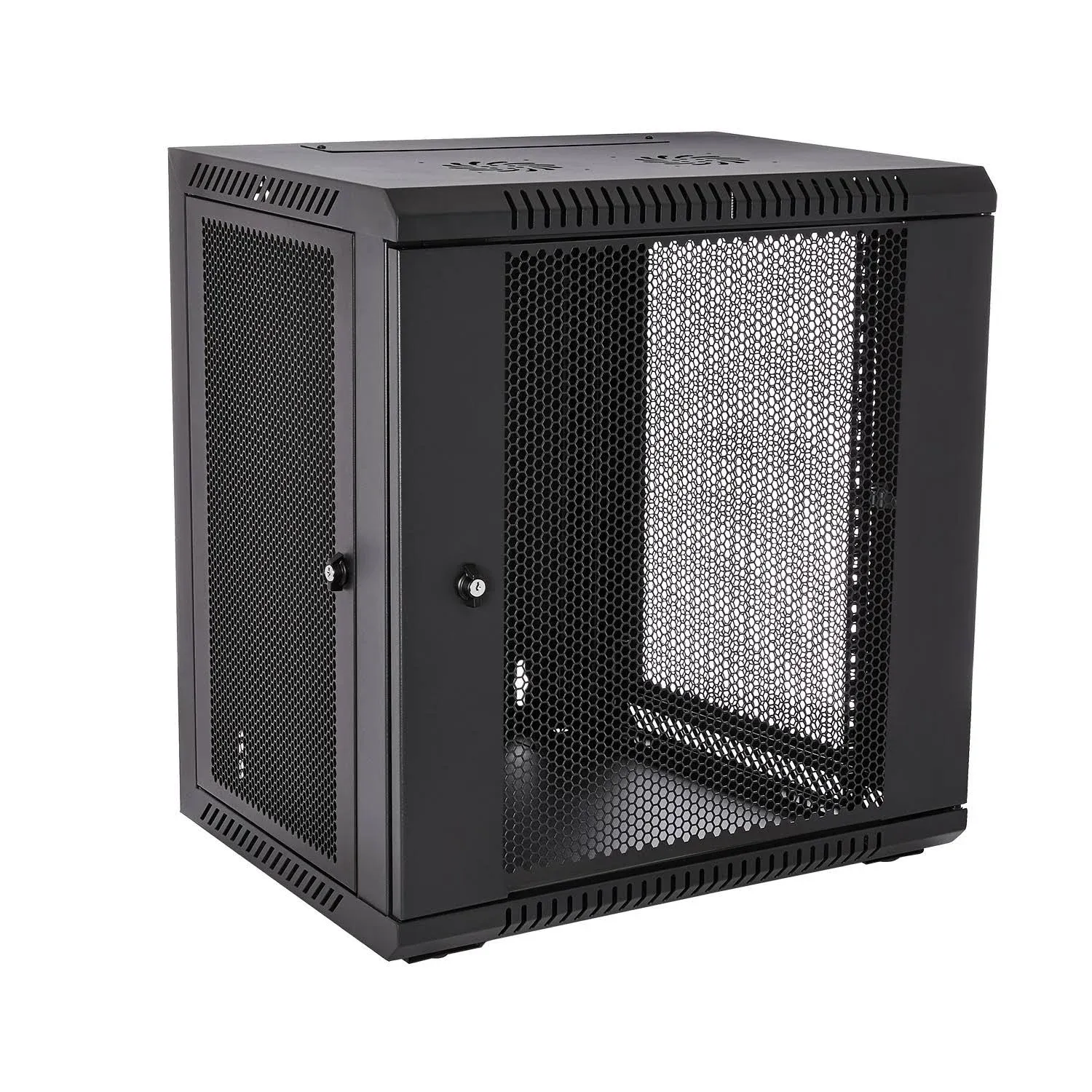 V7 RMWC12UV450-1N 12U Rack Wall Mount Vented Enclosure