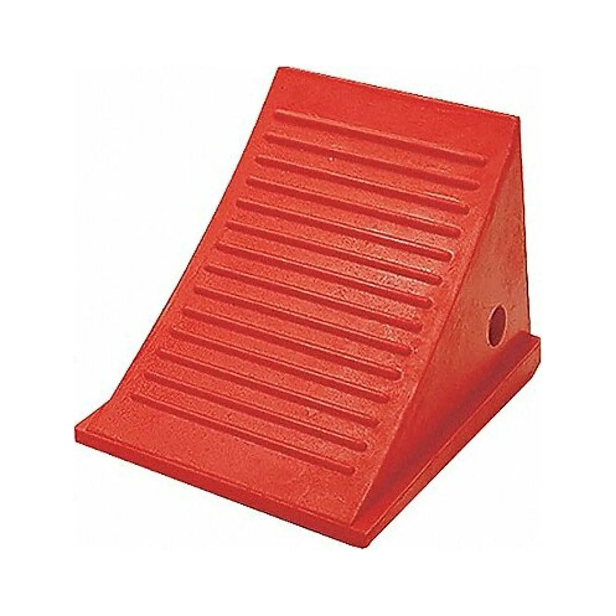 Checkers UC1500-4.5 Wheel Chock, 8-1/2 in H, Urethane, Orange