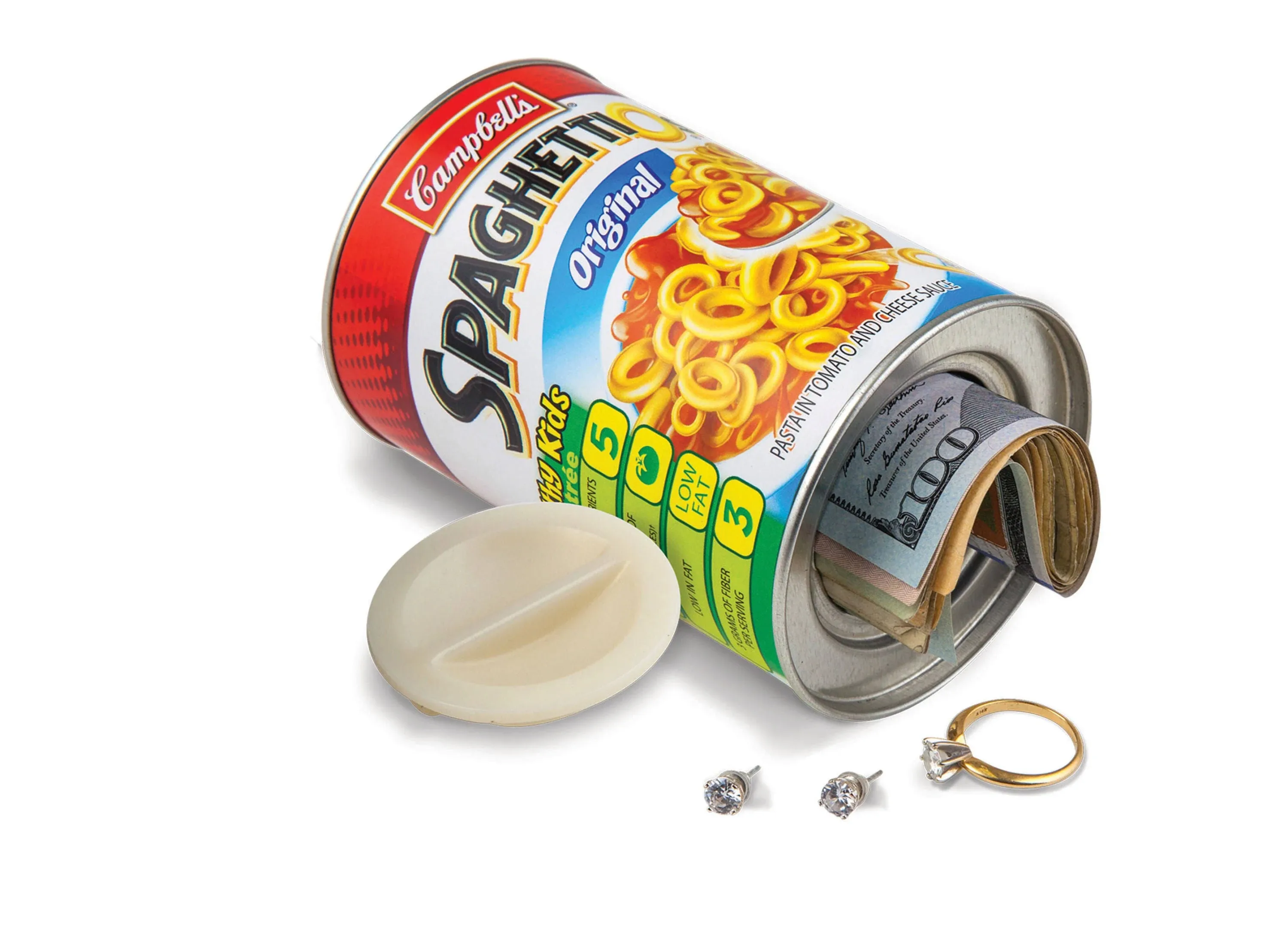 "Spaghettio's Can Secret Safe"