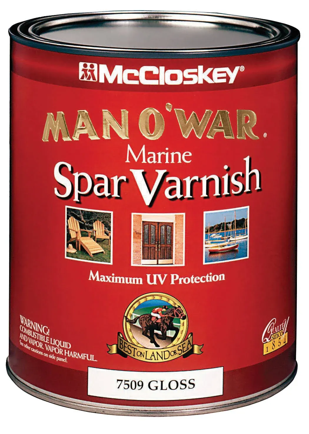 Man O' War Spar Varnish, Gloss, Quart